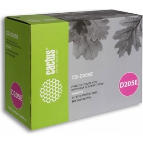 Тонер Картридж Cactus CS-D205E черный для Samsung ML-3310/3710/SCX-5637/4833 (10000стр.)
Тонер Картридж Cactus CS-D205E черный для Samsung ML-3310/3710/SCX-5637/4833 (10000стр.)