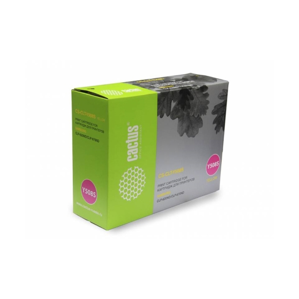 Тонер Картридж Cactus CS-CLT-Y508S желтый для Samsung CLP-670ND (2000стр
Тонер Картридж Cactus CS-CLT-Y508S желтый для Samsung CLP-670ND (2000стр