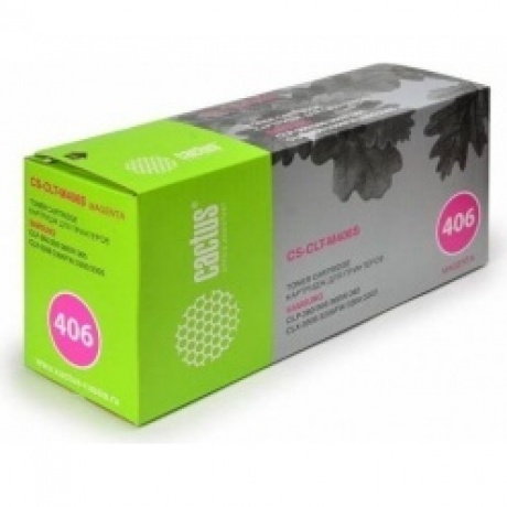 Тонер Картридж Cactus CS-CLT-M406S пурпурный для Samsung CLP-360/365/CLX-3300/3305 (1000стр.)
Тонер Картридж Cactus CS-CLT-M406S пурпурный для Samsung CLP-360/365/CLX-3300/3305 (1000стр.)