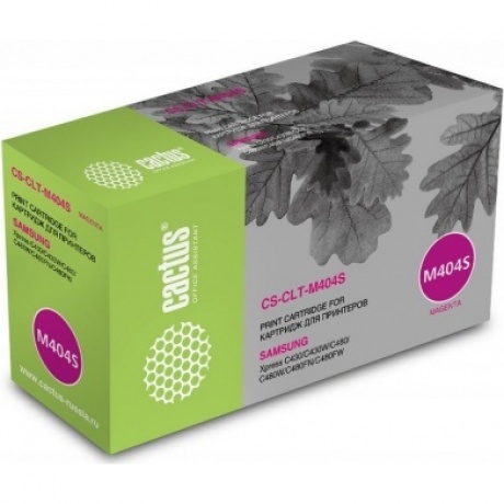 Тонер Картридж Cactus CS-CLT-M404S пурпурный для Samsung SL-C430/C430W/C480/C480W/C480FW (1000стр.)
Тонер Картридж Cactus CS-CLT-M404S пурпурный для Samsung SL-C430/C430W/C480/C480W/C480FW (1000стр.)