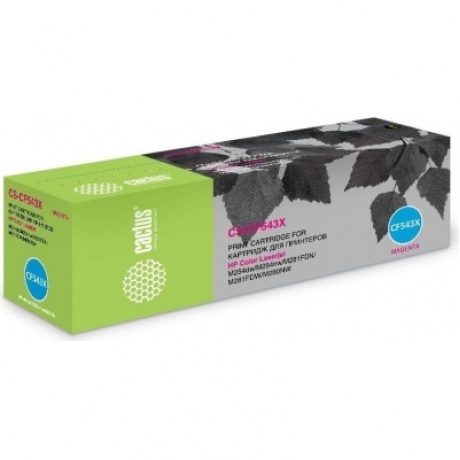 Тонер Картридж Cactus CS-CF543X пурпурный (2500стр.) для HP LJ M254dw/M280nw/M281fdn
Тонер Картридж Cactus CS-CF543X пурпурный (2500стр.) для HP LJ M254dw/M280nw/M281fdn