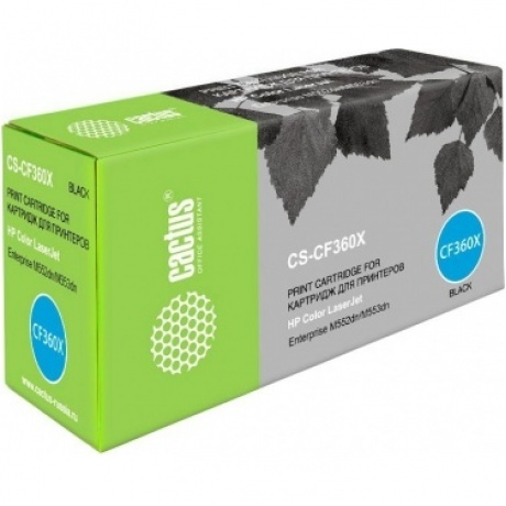 Тонер Картридж Cactus CS-CF360X черный для HP CLJ M552dn/M553dn (12500стр.)
Тонер Картридж Cactus CS-CF360X черный для HP CLJ M552dn/M553dn (12500стр.)