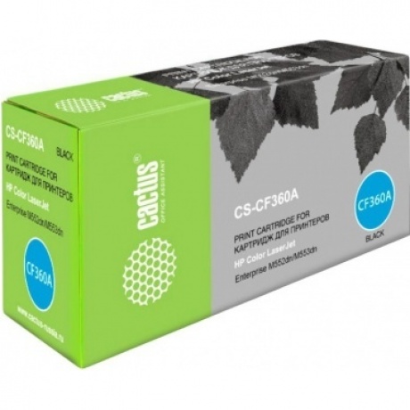 Тонер Картридж Cactus CS-CF360A черный для HP CLJ M552dn/M553dn (6000стр.)
Тонер Картридж Cactus CS-CF360A черный для HP CLJ M552dn/M553dn (6000стр.)