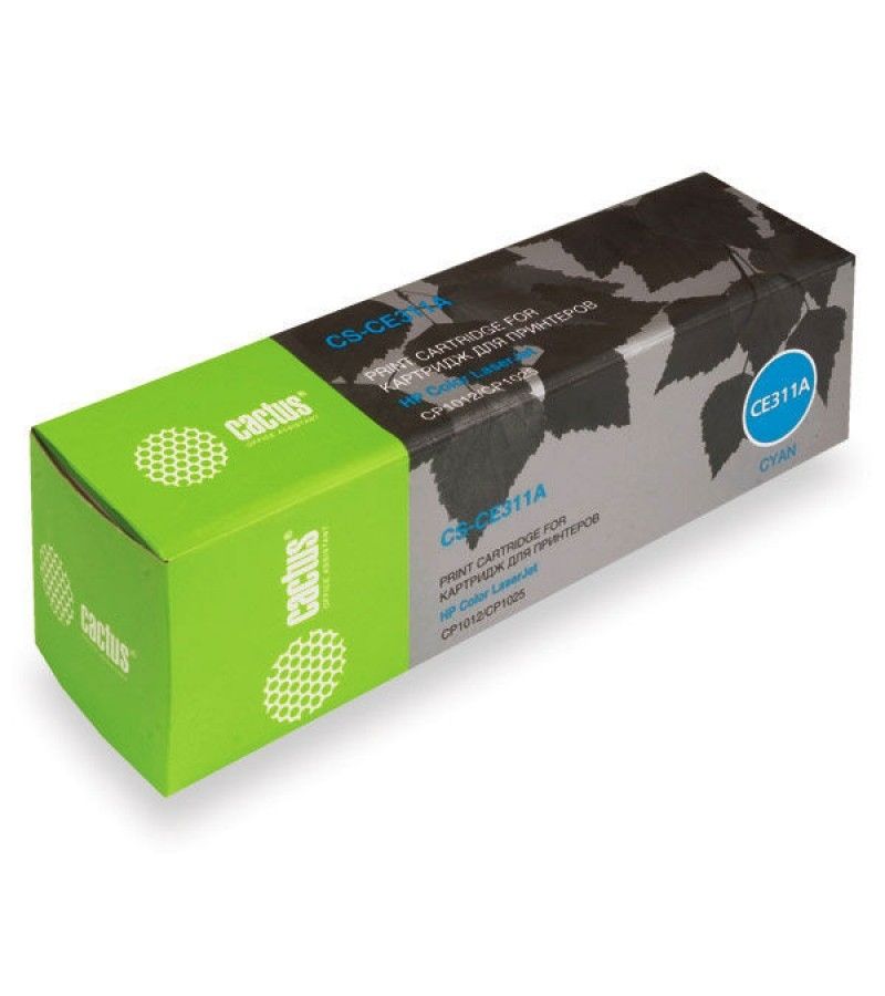 Тонер Картридж Cactus CS-CE311A голубой для HP LJ CP1012Pro/CP1025 (1000стр.)
Тонер Картридж Cactus CS-CE311A голубой для HP LJ CP1012Pro/CP1025 (1000стр.)