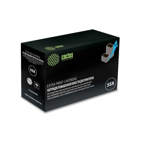 Тонер Картридж Cactus CS-CE255X-MPS черный (15000стр.) для HP LJ P3015
Тонер Картридж Cactus CS-CE255X-MPS черный (15000стр.) для HP LJ P3015