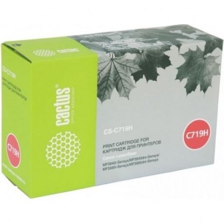 Тонер Картридж Cactus CS-C719H черный для Canon MF5840dni-Sensys/MF5880dni; LBP6300i/6650i (6400стр.
Тонер Картридж Cactus CS-C719H черный для Canon MF5840dni-Sensys/MF5880dni; LBP6300i/6650i (6400стр.