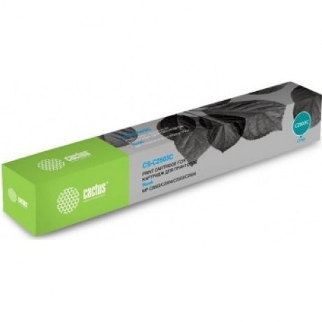 Тонер Картридж Cactus CS-C2503C голубой (9500стр.) для Ricoh Aficio MP C2003SP/C2004ASP/C2011SP
Тонер Картридж Cactus CS-C2503C голубой (9500стр.) для Ricoh Aficio MP C2003SP/C2004ASP/C2011SP