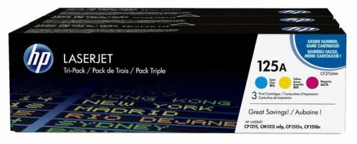 Картридж HP CF373AM набор картриджей (CMY) для CP1215/1515
Картридж HP CF373AM набор картриджей (CMY) для CP1215/1515