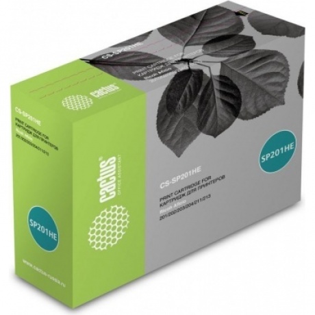 Тонер Картридж Cactus CS-SP201HE черный (2600стр.) для Ricoh SP 201/203/211/213
Тонер Картридж Cactus CS-SP201HE черный (2600стр.) для Ricoh SP 201/203/211/213