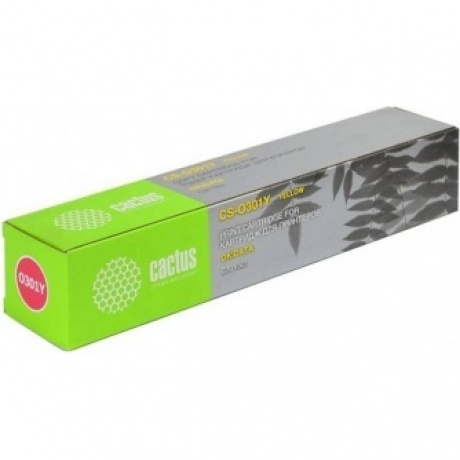 Тонер Картридж Cactus CS-O301Y желтый для Oki C301/321 (1500стр.)
Тонер Картридж Cactus CS-O301Y желтый для Oki C301/321 (1500стр.)