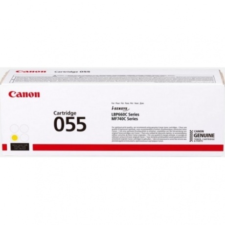 Картридж лазерный Canon 055 Y 3013C002 желтый (2100стр.) для Canon MF746Cx/MF744Cdw/MF742Cdw/LBP664Cx/663Cdw
Картридж лазерный Canon 055 Y 3013C002 желтый (2100стр.) для Canon MF746Cx/MF744Cdw/MF742Cdw/LBP664Cx/663Cdw