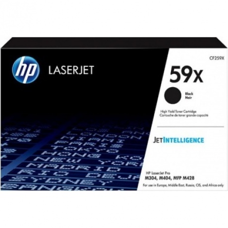 Картридж лазерный HP 59X CF259X черный (10000стр.) для HP LJ M304/M404/MFP M428
Картридж лазерный HP 59X CF259X черный (10000стр.) для HP LJ M304/M404/MFP M428