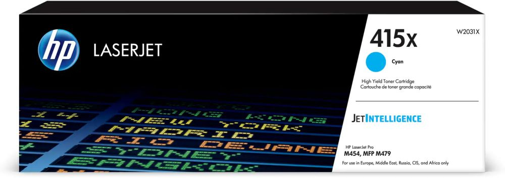 Картридж лазерный HP 415X W2031X голубой (6000стр.) для HP HP LJ M454/MFP M479
Картридж лазерный HP 415X W2031X голубой (6000стр.) для HP HP LJ M454/MFP M479
