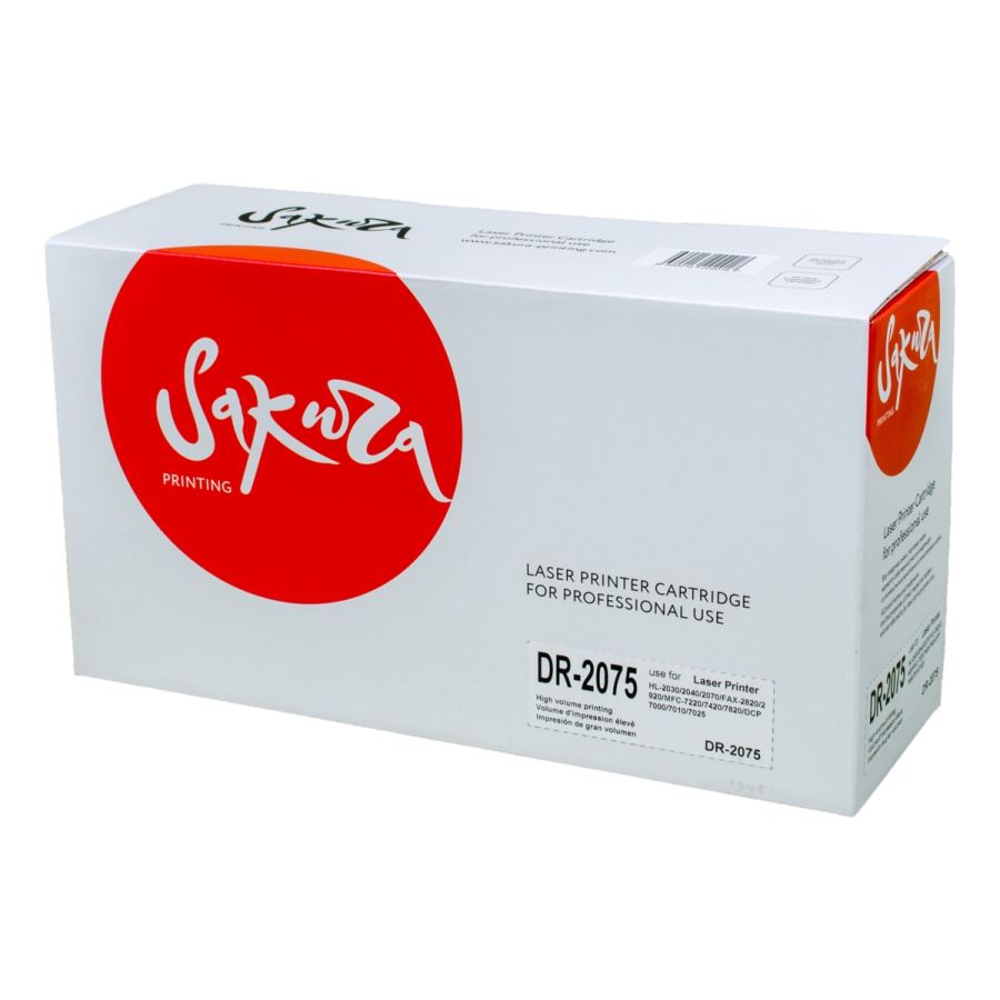 Фотокондуктор SAKURA DR2075/2000/2025/2050/350 для Brother HL-2030/2040/2070 FAX-2820/2920 MFC-7220/7420/7820 DCP 7000/7010/7025, 12000 к., Черный
Фотокондуктор SAKURA DR2075/2000/2025/2050/350 для Brother HL-2030/2040/2070 FAX-2820/2920 MFC-7220/7420/7820 DCP 7000/7010/7025, 12000 к., Черный