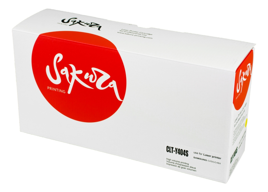 Картридж SAKURA CLTY404S для Samsung SL-C430/ SL-C480, желтый, 1500 к.
Картридж SAKURA CLTY404S для Samsung SL-C430/ SL-C480, желтый, 1500 к.