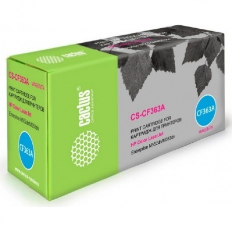 Тонер Картридж Cactus CS-CF363A пурпурный для HP CLJ M552dn/M553dn (5000стр.)
Тонер Картридж Cactus CS-CF363A пурпурный для HP CLJ M552dn/M553dn (5000стр.)