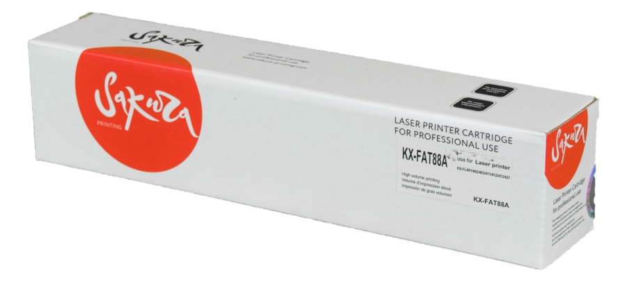 Картридж SAKURA KXFAT88A для Panasonic KX-FL403/ FL423/ FLC413/ FLC418, черный, 2000 к.
Картридж SAKURA KXFAT88A для Panasonic KX-FL403/ FL423/ FLC413/ FLC418, черный, 2000 к.