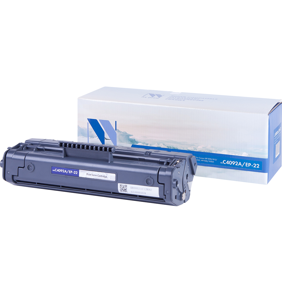 Картридж NV Print C4092A/Canon EP-22 для Нewlett-Packard LaserJet 1100/1100a/3200/3220/Canon Laser Shot LBP1120/800/810 (2500k), Черный
Картридж NV Print C4092A/Canon EP-22 для Нewlett-Packard LaserJet 1100/1100a/3200/3220/Canon Laser Shot LBP1120/800/810 (2500k), Черный