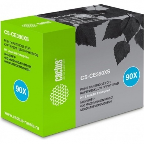 Картридж лазерный Cactus CS-CE390XS черный (24000стр.) для HP LJ M4555
Картридж лазерный Cactus CS-CE390XS черный (24000стр.) для HP LJ M4555