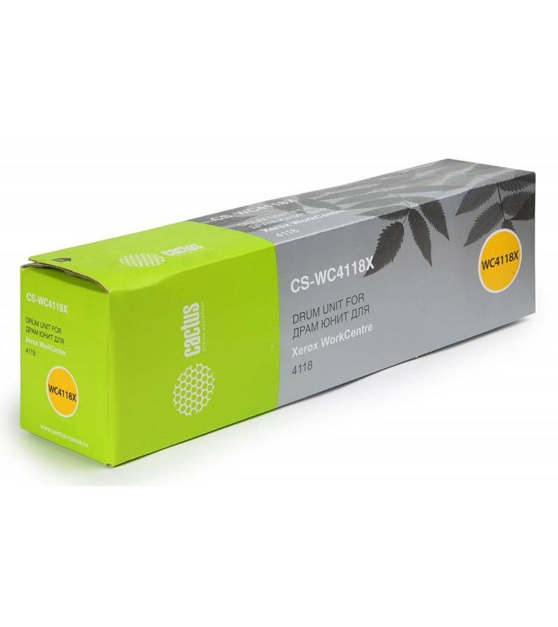Картридж лазерный Cactus CS-WC4118X 113R00671 черный бар.в компл. (20000стр.) для Xerox WC 4118/M20/C20
Картридж лазерный Cactus CS-WC4118X 113R00671 черный бар.в компл. (20000стр.) для Xerox WC 4118/M20/C20