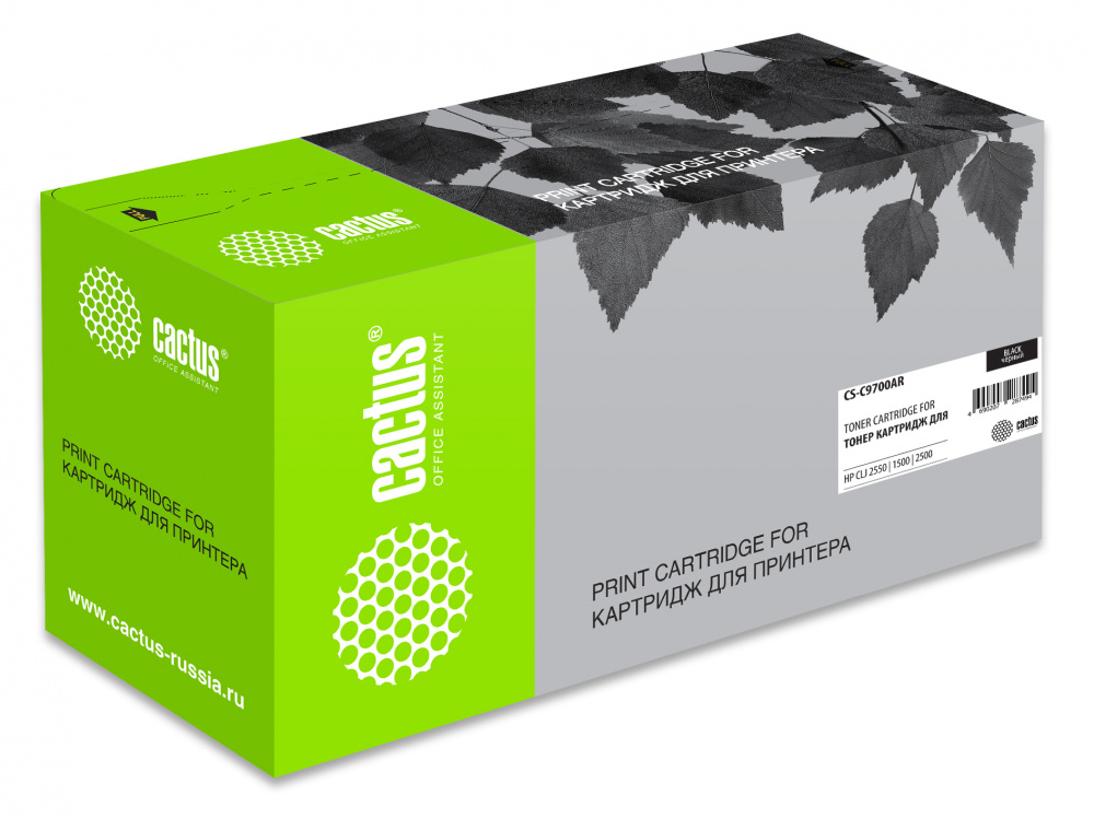 Картридж лазерный Cactus CS-C9700AR черный (5000стр.) для HP CLJ 2550/1500/2500
Картридж лазерный Cactus CS-C9700AR черный (5000стр.) для HP CLJ 2550/1500/2500