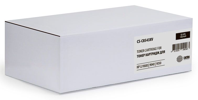 Картридж лазерный Cactus CS-C8543XV черный (30000стр.) для HP LJ 9000/9040/9050
Картридж лазерный Cactus CS-C8543XV черный (30000стр.) для HP LJ 9000/9040/9050