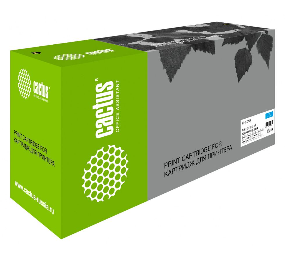Картридж лазерный Cactus CS-CE271AV голубой (15000стр.) для HP LJ Ent CP5525
Картридж лазерный Cactus CS-CE271AV голубой (15000стр.) для HP LJ Ent CP5525