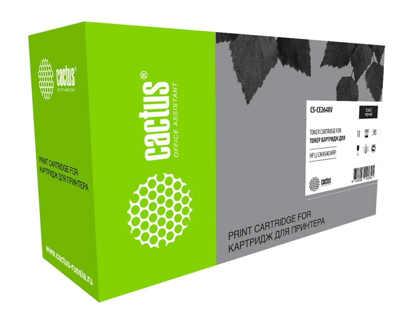Картридж лазерный Cactus CS-CE264XV черный (17000стр.) для HP CLJ CM4540
Картридж лазерный Cactus CS-CE264XV черный (17000стр.) для HP CLJ CM4540
