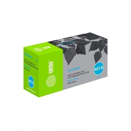 Картридж лазерный Cactus CS-CE401A голубой (6000стр.) для HP CLJ M551
Картридж лазерный Cactus CS-CE401A голубой (6000стр.) для HP CLJ M551