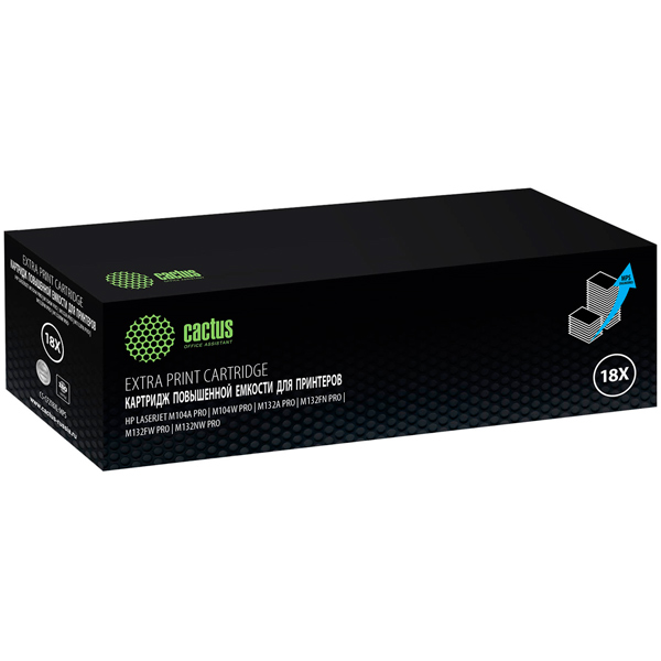 Картридж лазерный Cactus CS-CF218XL-MPS черный (6000стр.) для HP LJ Pro M104a/M104W/ MFP M132snw/M132fp/M132fw/M132nw
Картридж лазерный Cactus CS-CF218XL-MPS черный (6000стр.) для HP LJ Pro M104a/M104W/ MFP M132snw/M132fp/M132fw/M132nw