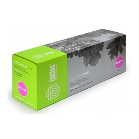 Картридж лазерный Cactus CS-CLT-K504S черный (2500стр.) для Samsung CLP-415N/CLX-4195FW/4195FN
Картридж лазерный Cactus CS-CLT-K504S черный (2500стр.) для Samsung CLP-415N/CLX-4195FW/4195FN