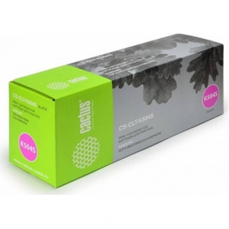 Картридж лазерный Cactus CS-CLT-K504S черный (2500стр.) для Samsung CLP-415N/CLX-4195FW/4195FN
Картридж лазерный Cactus CS-CLT-K504S черный (2500стр.) для Samsung CLP-415N/CLX-4195FW/4195FN