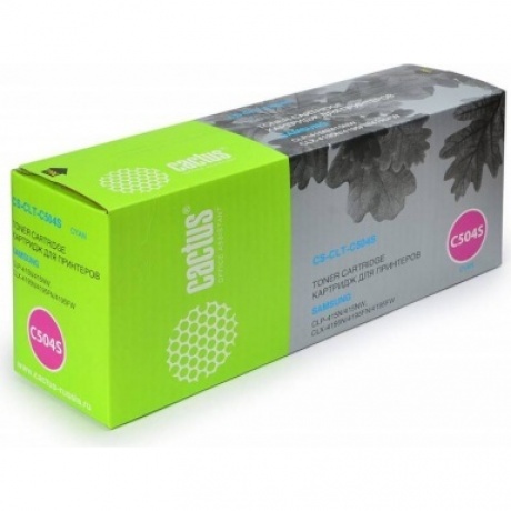 Картридж лазерный Cactus CS-CLT-C504S голубой (1800стр.) для Samsung CLP-415N/ CLX-4195FW/4195FN
Картридж лазерный Cactus CS-CLT-C504S голубой (1800стр.) для Samsung CLP-415N/ CLX-4195FW/4195FN