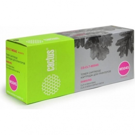 Картридж лазерный Cactus CS-CLT-M504S пурпурный (1800стр.) для Samsung CLP-415N/CLX-4195FW/4195FN
Картридж лазерный Cactus CS-CLT-M504S пурпурный (1800стр.) для Samsung CLP-415N/CLX-4195FW/4195FN