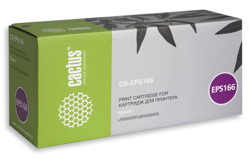 Картридж лазерный Cactus CS-EPS166 черный (6000стр.) для Epson EPL6200/6200N/LP2500
Картридж лазерный Cactus CS-EPS166 черный (6000стр.) для Epson EPL6200/6200N/LP2500