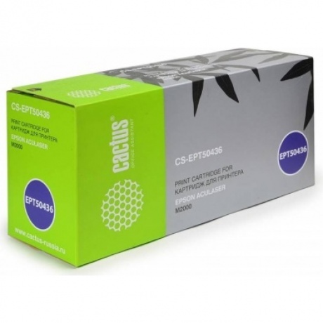 Картридж лазерный Cactus CS-EPT50436 черный (3500стр.) для Epson AL M2000
Картридж лазерный Cactus CS-EPT50436 черный (3500стр.) для Epson AL M2000