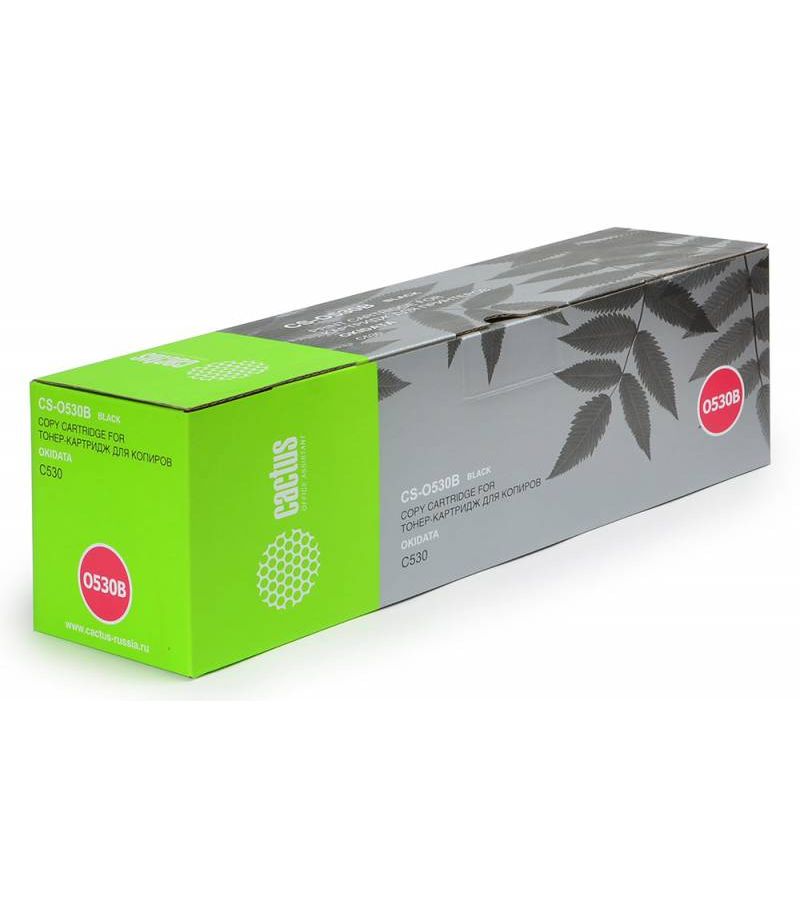 Картридж лазерный Cactus CS-O530BK черный (5000стр.) для Oki C530
Картридж лазерный Cactus CS-O530BK черный (5000стр.) для Oki C530