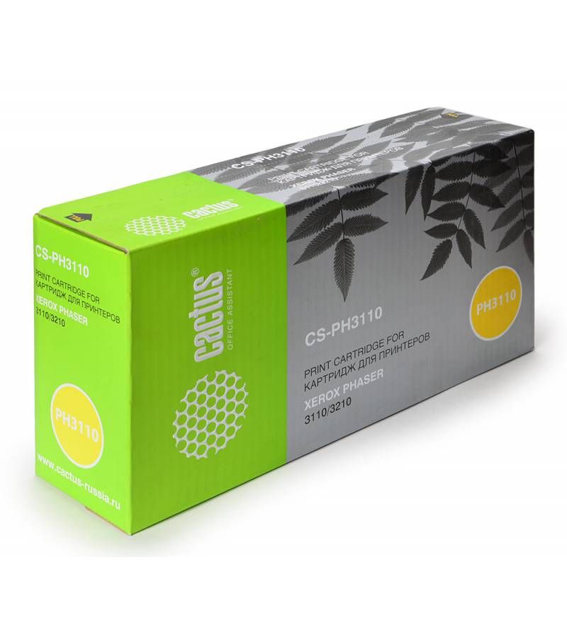 Картридж лазерный Cactus CS-PH3110 109R00639 черный (2500стр.) для Xerox Phaser 3110/3210
Картридж лазерный Cactus CS-PH3110 109R00639 черный (2500стр.) для Xerox Phaser 3110/3210