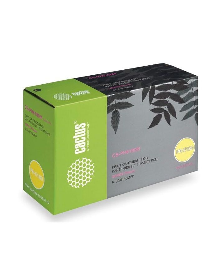 Картридж лазерный Cactus CS-PH6180M 113R00724 пурпурный (6000стр.) для Xerox Phaser 6180/6180mfp
Картридж лазерный Cactus CS-PH6180M 113R00724 пурпурный (6000стр.) для Xerox Phaser 6180/6180mfp