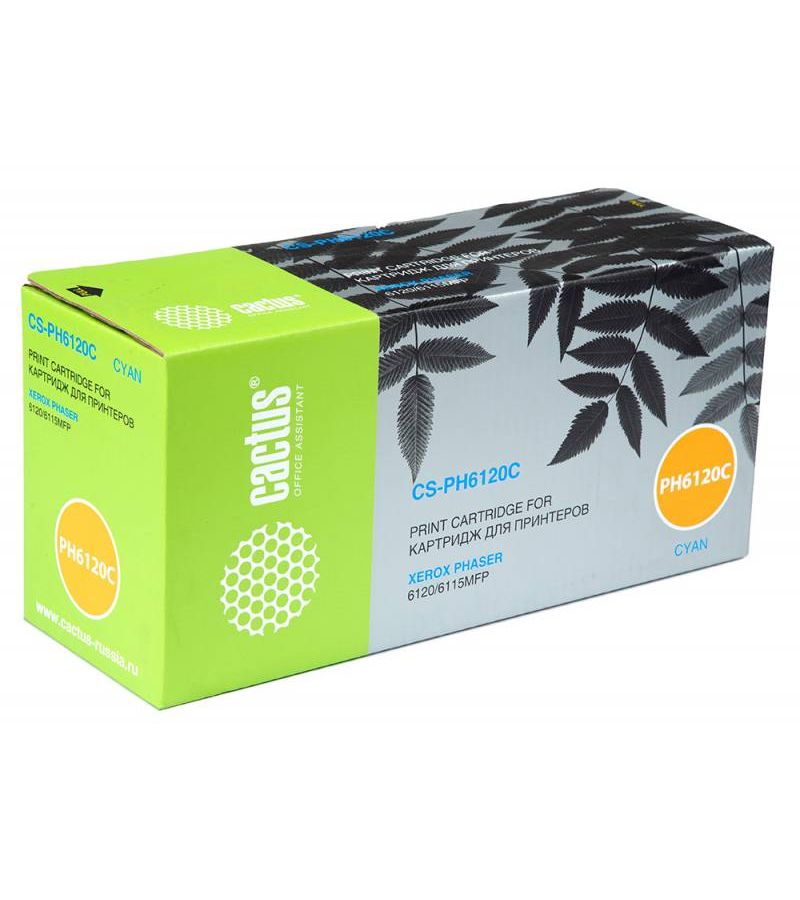 Картридж лазерный Cactus CS-PH6120C 113R00689 голубой (1500стр.) для Xerox Phaser 6115/6120
Картридж лазерный Cactus CS-PH6120C 113R00689 голубой (1500стр.) для Xerox Phaser 6115/6120