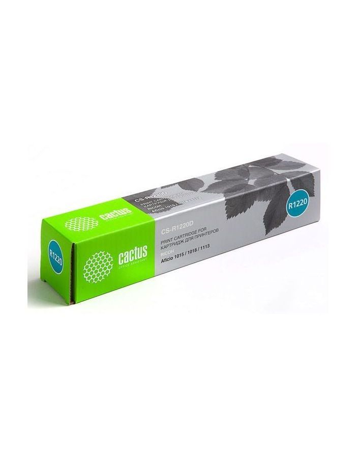 Картридж лазерный Cactus CS-R1220D черный (9000стр.) для Ricoh Aficio 1015/1018/1018D/1113
Картридж лазерный Cactus CS-R1220D черный (9000стр.) для Ricoh Aficio 1015/1018/1018D/1113