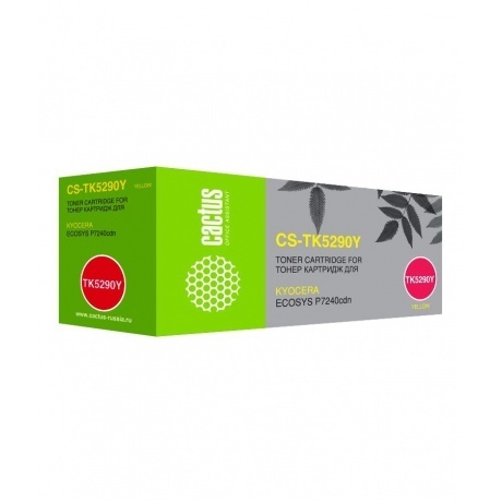 Картридж лазерный Cactus CS-TK5290Y желтый (13000стр.) для Kyocera Ecosys P7240cdn
Картридж лазерный Cactus CS-TK5290Y желтый (13000стр.) для Kyocera Ecosys P7240cdn