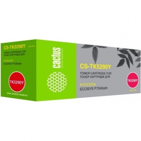 Картридж лазерный Cactus CS-TK5290Y желтый (13000стр.) для Kyocera Ecosys P7240cdn
Картридж лазерный Cactus CS-TK5290Y желтый (13000стр.) для Kyocera Ecosys P7240cdn