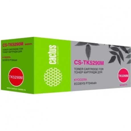 Картридж лазерный Cactus CS-TK5290M пурпурный (13000стр.) для Kyocera Ecosys P7240cdn
Картридж лазерный Cactus CS-TK5290M пурпурный (13000стр.) для Kyocera Ecosys P7240cdn