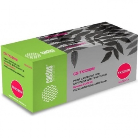 Картридж лазерный Cactus CS-TK5280M пурпурный (11000стр.) для Kyocera Ecosys P6235cdn/M6235cidn/M6635cidn
Картридж лазерный Cactus CS-TK5280M пурпурный (11000стр.) для Kyocera Ecosys P6235cdn/M6235cidn/M6635cidn