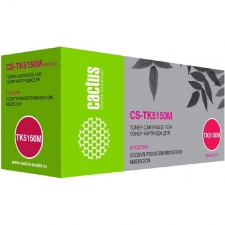 Картридж лазерный Cactus CS-TK5150M пурпурный (10000стр.) для Kyocera Ecosys M6035cidn/P6035cdn
Картридж лазерный Cactus CS-TK5150M пурпурный (10000стр.) для Kyocera Ecosys M6035cidn/P6035cdn