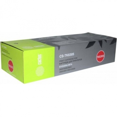 Картридж лазерный Cactus CS-TK6305 черный (35000стр.) для Kyocera Mita TASKalfa 3500/3501/4500/4501/5500/5501/3500i/3501i/4500i/4501i/5500i/5501i
Картридж лазерный Cactus CS-TK6305 черный (35000стр.) для Kyocera Mita TASKalfa 3500/3501/4500/4501/5500/5501/3500i/3501i/4500i/4501i/5500i/5501i