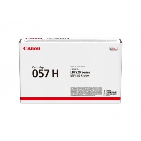 Картридж лазерный Canon 057 H (3010C002) черный
Картридж лазерный Canon 057 H (3010C002) черный