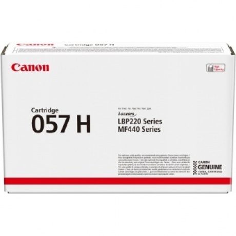 Картридж лазерный Canon 057 H (3010C002) черный
Картридж лазерный Canon 057 H (3010C002) черный