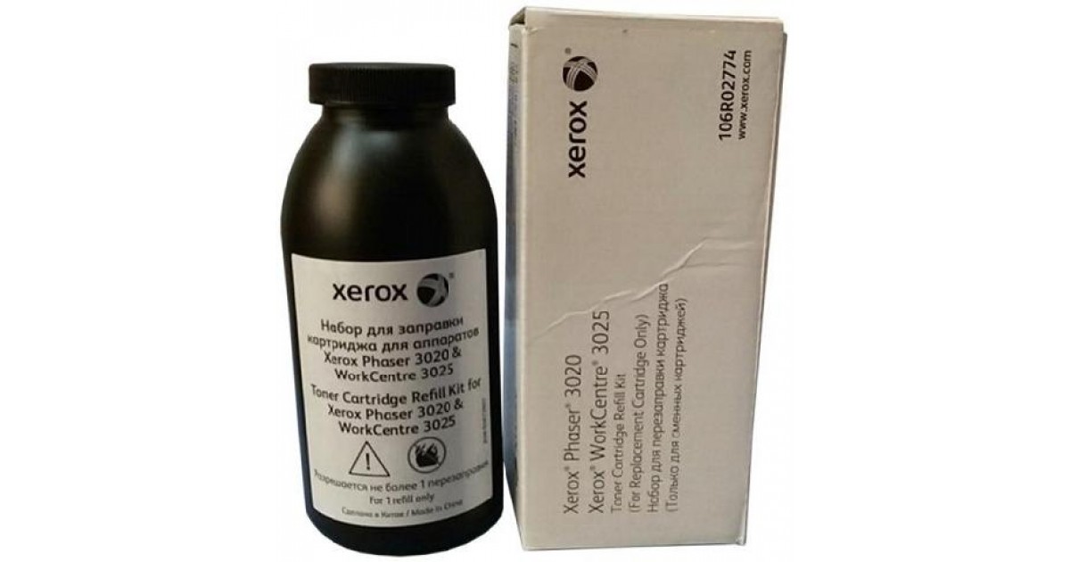 Заправочный комплект Xerox 106R02774, Черный
Заправочный комплект Xerox 106R02774, Черный